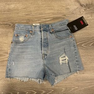 Levi’s Premium Ribcage Shorts